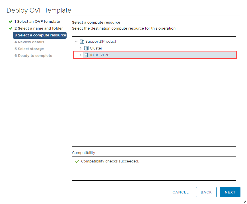 Deploying VMware Virtual Appliance